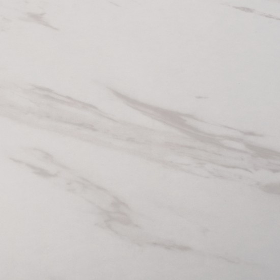 ΤΡΑΠΕΖΙ ΣΑΛΟΝΙΟΥ BRAYLEN ΤΕΤΡΑΓΩΝΟ ΜΕ ΜΕΛΑΜΙΝΗ ΛΕΥΚΟ ΜΑΡΜΑΡΟ 75x75x43Υεκ.