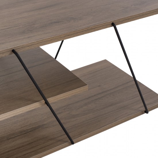 ΕΠΙΠΛΟ ΤΗΛΕΟΡΑΣΗΣ TARS ΜΕΛΑΜΙΝΗ OLIVE GREY 120x32x33Yεκ.