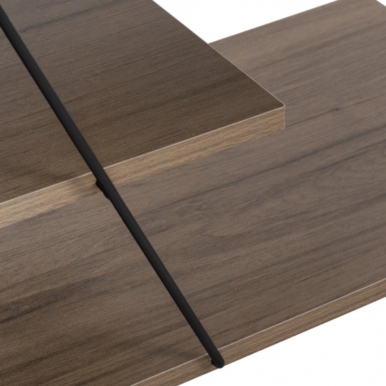 ΕΠΙΠΛΟ ΤΗΛΕΟΡΑΣΗΣ TARS ΜΕΛΑΜΙΝΗ OLIVE GREY 120x32x33Yεκ.