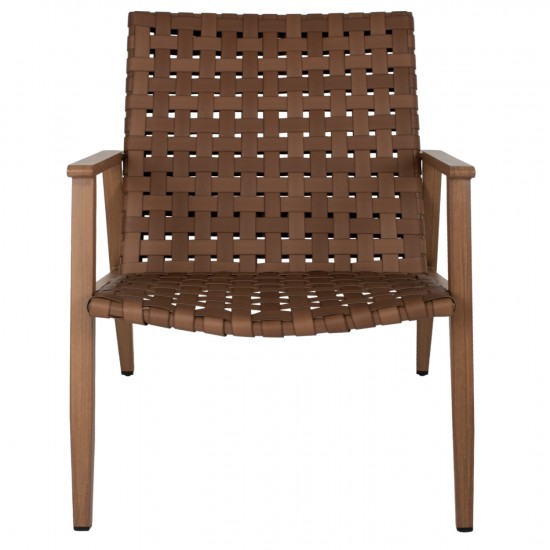 ΠΟΛΥΘΡΟΝΑ ΜΕΤΑΛΛΟ ΣΑΝ ΞΥΛΟ & RATTAN ΔΕΡΜΑ-LOOK 62x73x76Yεκ.