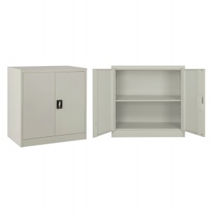 ΝΤΟΥΛΑΠΑ ΜΕΤΑΛΛΙΚΗ ΜΕ 3 ΑΠΟΘΗΚΕΥΤΙΚΟΥΣ ΧΩΡΟΥΣ ΓΚΡΙ 90Χ40Χ90Υεκ.