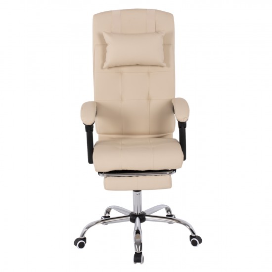 ΠΟΛΥΘΡΟΝΑ ΓΡΑΦΕΙΟΥ ΔΙΕΥΘΥΝΤΙΚΗ ΜΠΕΖ ΜΕ ΠΤΥΣΣΟΜΕΝΟ ΥΠΟΠΟΔΙΟ 58Χ71Χ128Υεκ.