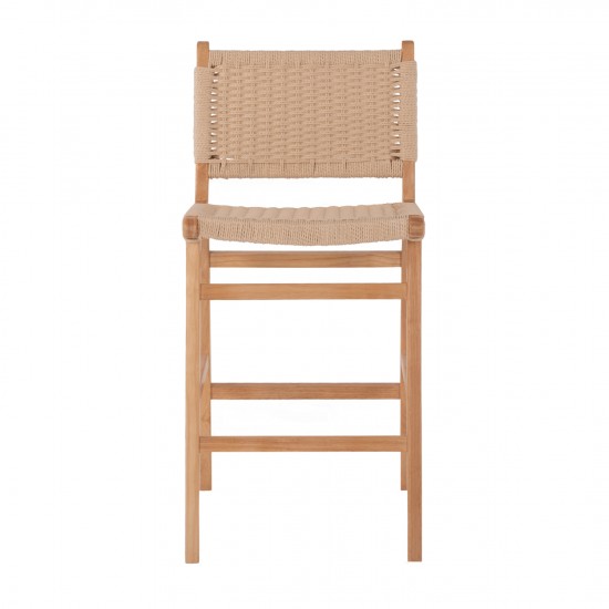 ΣΚΑΜΠΟ ΜΕΣΑΙΟΥ ΥΨΟΥΣ RUBBERWOOD & ΣΧΟΙΝΙ- ΦΥΣΙΚΟ ΧΡΩΜΑ 45x46x95Υεκ.