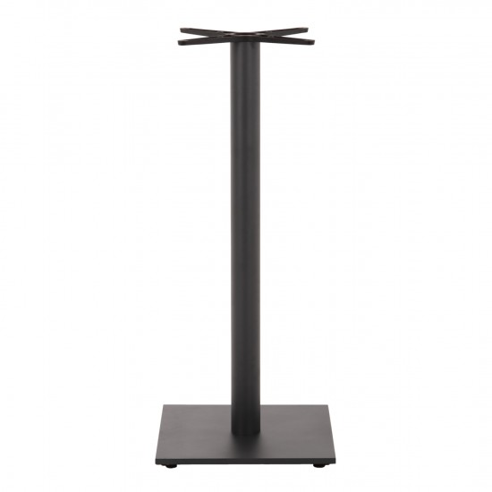 ΒΑΣΗ ΤΡΑΠΕΖΙΟΥ ΜΠΑΡ ΜΕΤΑΛΛΙΚΗ ΓΚΡΙ ΜΑΤ 45Χ45Χ107Yεκ. ΜΕ ΡΕΓΟΥΛΑΤΟΡΟΥΣ