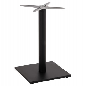 ΒΑΣΗ ΤΡΑΠΕΖΙΟΥ ΑΛΟΥΜΙΝΙΟΥ ΜΑΥΡΟ ΜΑΤ ΣΤΑΥΡΟΣ 48Χ48εκ 45Χ45Χ72Υεκ.