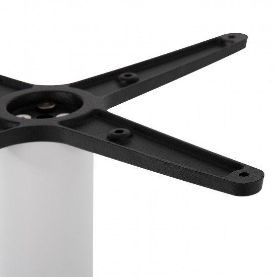 ΒΑΣΗ ΜΠΑΡ ΜΕΤΑΛΛΙΚΗ ΛΕΥΚΗ ΜΑΤ ΜΕ ΡΕΓΟΥΛΑΤΟΡΟΥΣ  45Χ45Χ107Yεκ.