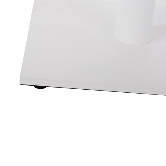 ΒΑΣΗ ΜΠΑΡ ΜΕΤΑΛΛΙΚΗ ΛΕΥΚΗ ΜΑΤ ΜΕ ΡΕΓΟΥΛΑΤΟΡΟΥΣ  45Χ45Χ107Yεκ.