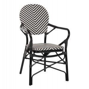 ΠΟΛΥΘΡΟΝΑ ΑΛΟΥΜΙΝΙΟΥ ΜΕ TEXTLINE ΜΑΥΡΟ-ΛΕΥΚΟ 56x59x94,5Yεκ.