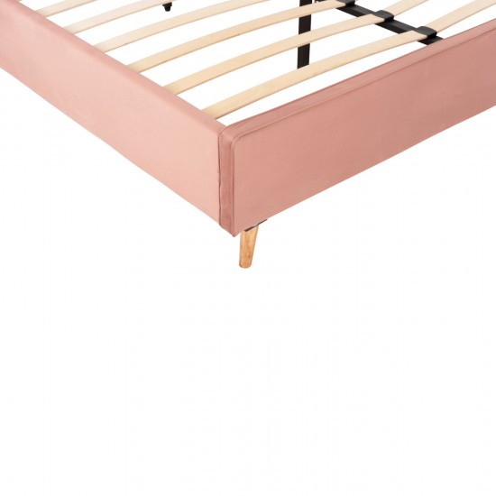 ΚΡΕΒΑΤΙ INDRA ΑΠΟ ΒΕΛΟΥΔΟ ΣΑΠΙΟ ΜΗΛΟ ΓΙΑ ΣΤΡΩΜΑ 160x200 EK.