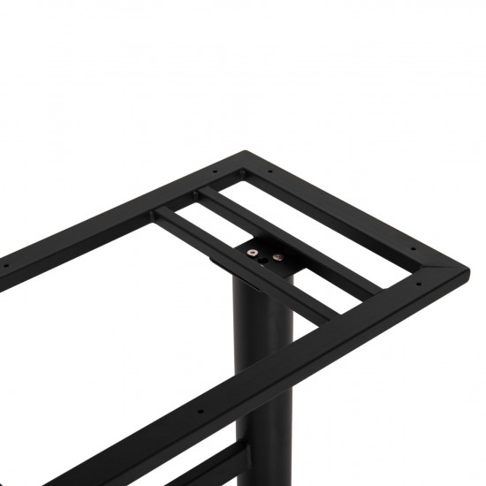 ΒΑΣΗ ΜΕΤΑΛΛΙΚΗ ΔΙΠΛΗ ΜΑΥΡΗ ΜΠΑΡ ΜΕΣΑΙΟΥ ΥΨΟΥΣ 40Χ80Χ91Υεκ.