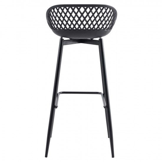 ΣΚΑΜΠΟ ΠΟΛΥΠΡΟΠΥΛΕΝΙΟΥ ΜΑΥΡΟ ΜΕ ΜΕΤΑΛΛΙΚΑ ΠΟΔΙΑ 45x45x97Υ εκ.