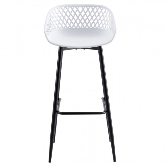 ΣΚΑΜΠΟ ΠΟΛΥΠΡΟΠΥΛΕΝΙΟΥ ΛΕΥΚΟ ΜΕ ΜΕΤΑΛΛΙΚΑ ΜΑΥΡΑ ΠΟΔΙΑ 45x45x97Υ εκ.