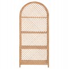 ΒΙΒΛΙΟΘΗΚΗ ΑΠΟ ΦΥΣΙΚΟ RATTAN ΣΕ ΦΥΣΙΚΟ ΧΡΩΜΑ 80x40x182Υεκ.