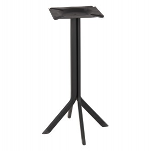 ΒΑΣΗ ΤΡΑΠΕΖΙΟΥ ΜΑΥΡΗ ΜΕΤΑΛΛΙΚΗ 31x31x74Y εκ.