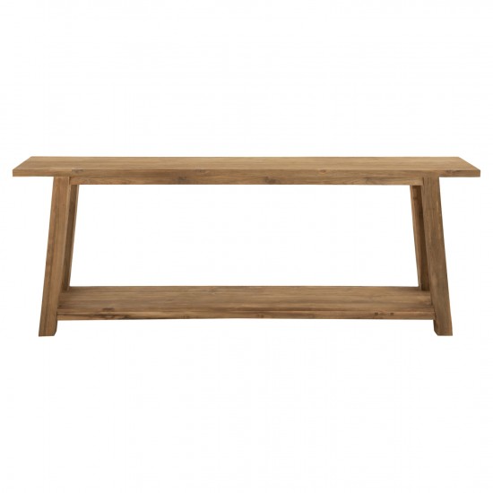 ΚΟΝΣΟΛΑ ΧΩΡΙΣ ΣΥΡΤΑΡΙ ΑΠΟ ΑΝΑΚΥΚΛΩΜΕΝΟ ΞΥΛΟ ΤΕΑΚ 240x45x91Υεκ.