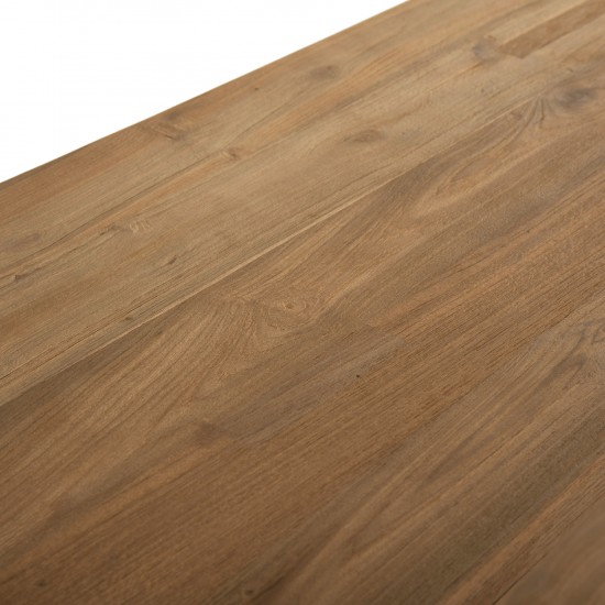 ΚΟΝΣΟΛΑ ΧΩΡΙΣ ΣΥΡΤΑΡΙ ΑΠΟ ΑΝΑΚΥΚΛΩΜΕΝΟ ΞΥΛΟ ΤΕΑΚ 240x45x91Υεκ.