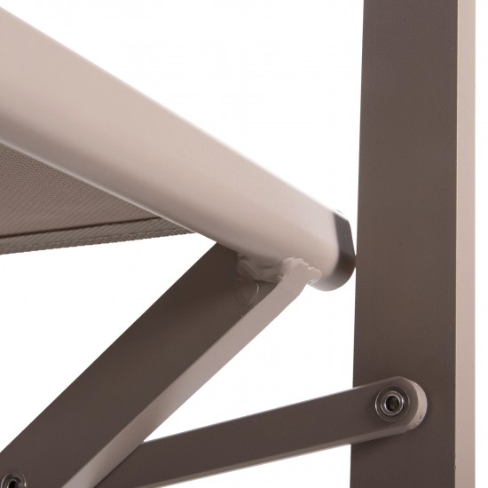 ΠΟΛΥΘΡΟΝΑ ΣΚΗΝΟΘΕΤΗ ΑΛΟΥΜΙΝΙΟΥ DUPRE ΣΑΜΠΑΝΙ 57x48,5x85.5Yεκ