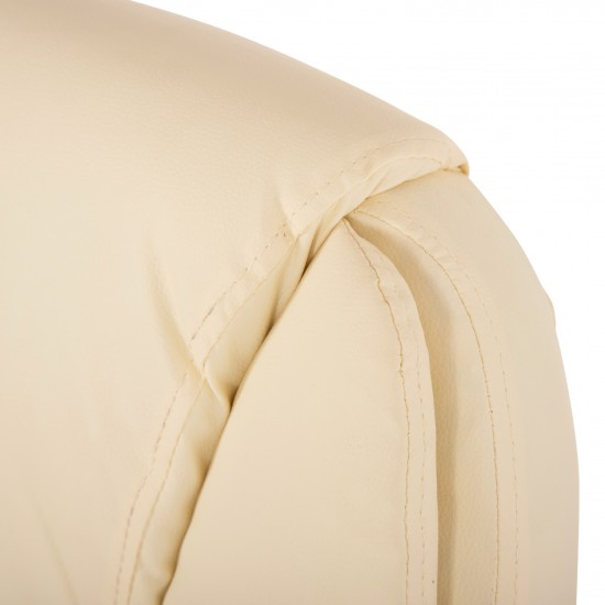 ΚΑΡΕΚΛΑ ΓΡΑΦΕΙΟΥ ΕΚΡΟΥ PU 63x70x114Y εκ.