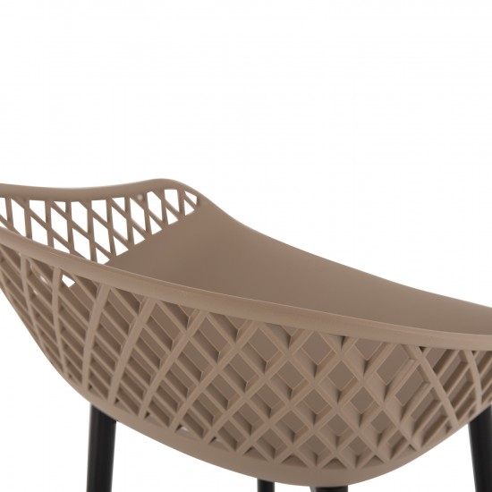 ΣΚΑΜΠΟ ΠΟΛΥΠΡΟΠΥΛΕΝΙΟΥ AVAYA ΚΑΠΟΥΤΣΙΝΟ-ΜΕΤΑΛΛΙΚΑ ΠΟΔΙΑ ΜΑΥΡΑ 46x48x99Υεκ.