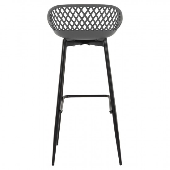 ΣΚΑΜΠΟ ΠΟΛΥΠΡΟΠΥΛΕΝΙΟΥ AVAYA ΓΚΡΙ ΜΕ ΜΕΤΑΛΛΙΚΑ ΠΟΔΙΑ ΜΑΥΡΑ 46x48x99Υ εκ.