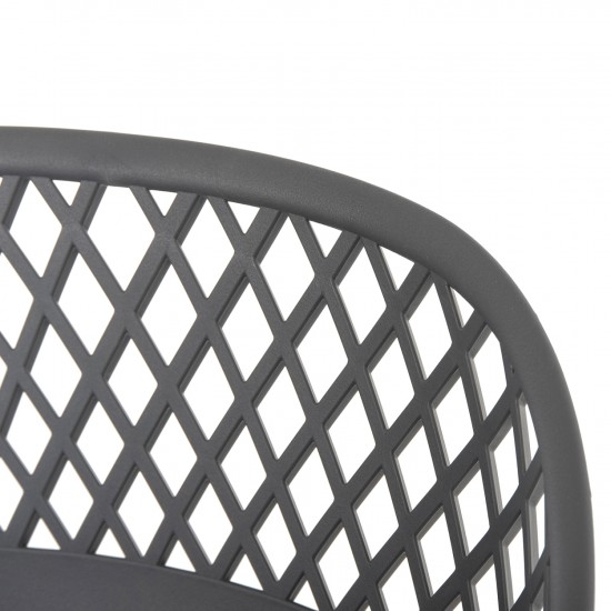 ΣΚΑΜΠΟ ΠΟΛΥΠΡΟΠΥΛΕΝΙΟΥ AVAYA ΓΚΡΙ ΜΕ ΜΕΤΑΛΛΙΚΑ ΠΟΔΙΑ ΜΑΥΡΑ 46x48x99Υ εκ.