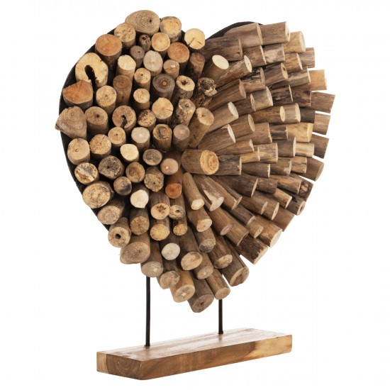 ΕΠΙΤΡΑΠΕΖΙΟ ΔΙΑΚΟΣΜΗΤΙΚΟ ΣΧΗΜΑ ΚΑΡΔΙΑ ΚΛΑΔΙΑ ΤΕΑΚ 57x5x56Υεκ.