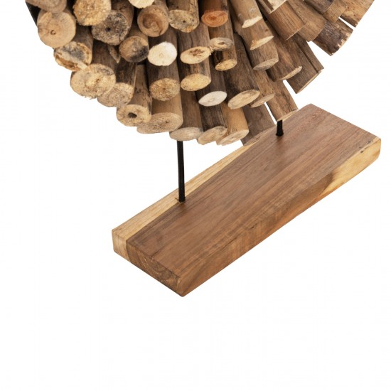 ΕΠΙΤΡΑΠΕΖΙΟ ΔΙΑΚΟΣΜΗΤΙΚΟ ΣΧΗΜΑ ΚΑΡΔΙΑ ΚΛΑΔΙΑ ΤΕΑΚ 57x5x56Υεκ.