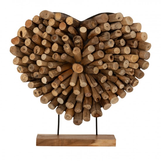 ΕΠΙΤΡΑΠΕΖΙΟ ΔΙΑΚΟΣΜΗΤΙΚΟ ΣΧΗΜΑ ΚΑΡΔΙΑ ΚΛΑΔΙΑ ΤΕΑΚ 57x5x56Υεκ.