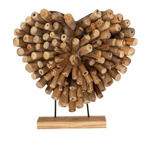 ΕΠΙΤΡΑΠΕΖΙΟ ΔΙΑΚΟΣΜΗΤΙΚΟ ΣΧΗΜΑ ΚΑΡΔΙΑ ΚΛΑΔΙΑ ΤΕΑΚ 53x5x51Yεκ.