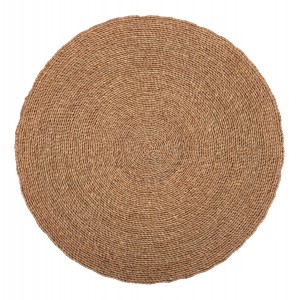 ΧΑΛΙ ΣΤΡΟΓΓΥΛΟ CRATER MENDONG GRASS ΣΕ ΦΥΣΙΚΟ ΧΡΩΜΑ Φ150εκ.