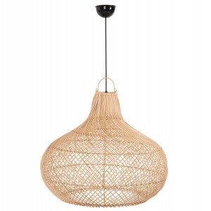 ΦΩΤΙΣΤΙΚΟ ΟΡΟΦΗΣ ΚΡΕΜΑΣΤΟ ΦΥΣΙΚΟ RATTAN ΣΕ ΦΥΣΙΚΟ ΧΡΩΜΑ Φ54x46-141Υεκ.