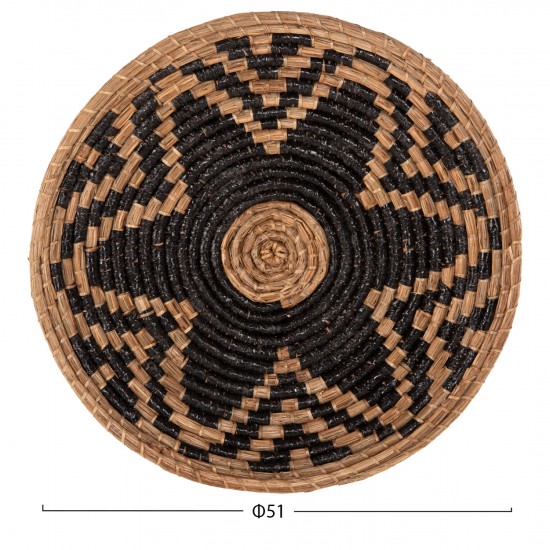 ΔΙΑΚΟΣΜΗΤΙΚΟ ΤΟΙΧΟΥ ΣΤΡΟΓΓΥΛΟ MENDONG GRASS ΣΕ ΦΥΣΙΚΟ & ΜΑΥΡΟ Φ51x6Βεκ.