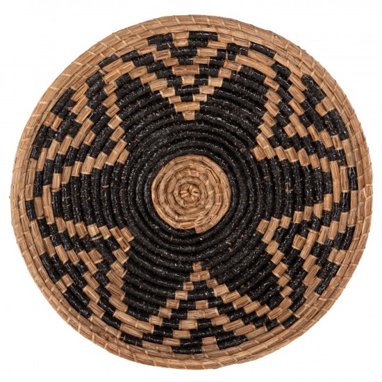 ΔΙΑΚΟΣΜΗΤΙΚΟ ΤΟΙΧΟΥ ΣΤΡΟΓΓΥΛΟ MENDONG GRASS ΣΕ ΦΥΣΙΚΟ & ΜΑΥΡΟ Φ51x6Βεκ.