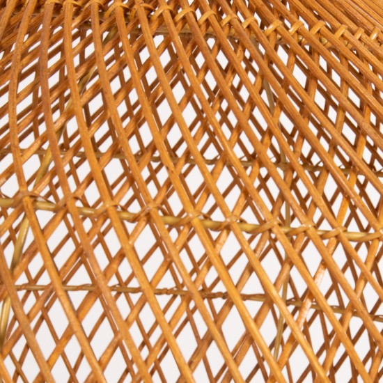ΦΩΤΙΣΤΙΚΟ ΟΡΟΦΗΣ ΚΡΕΜΑΣΤΟ RATTAN ΣΕ ΦΥΣΙΚΟ ΧΡΩΜΑ Φ41x42Υεκ.