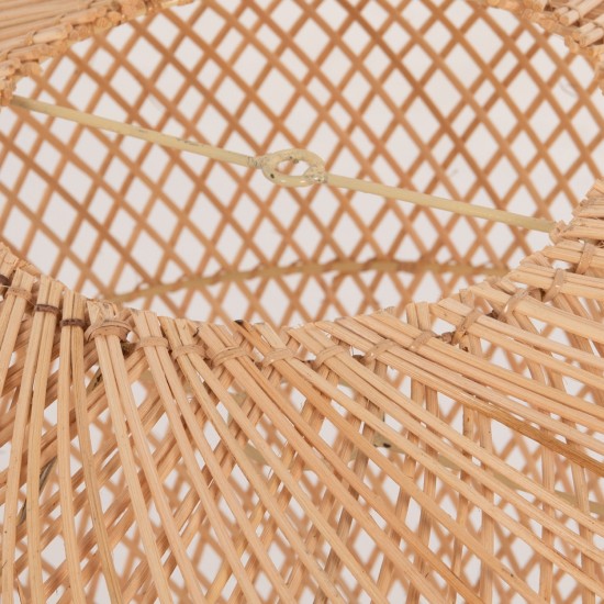ΦΩΤΙΣΤΙΚΟ ΟΡΟΦΗΣ ΚΡΕΜΑΣΤΟ RATTAN ΣΕ ΦΥΣΙΚΟ ΧΡΩΜΑ Φ49x62Υεκ.