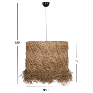 ΦΩΤΙΣΤΙΚΟ ΟΡΟΦΗΣ ΚΡΕΜΑΣΤΟ SEAGRASS ΣΕ ΦΥΣΙΚΟ ΧΡΩΜΑ Φ51x55-150Yεκ.