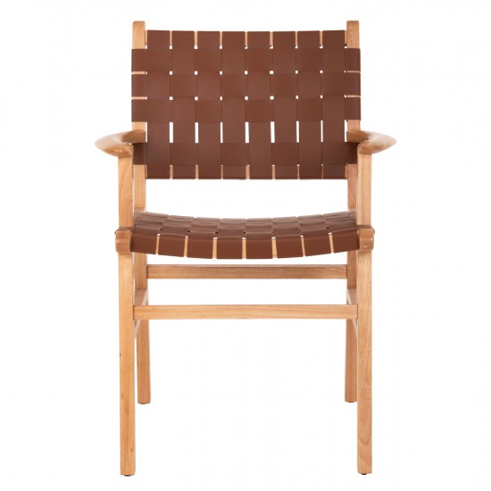 ΠΟΛΥΘΡΟΝΑ FELIPE ΤΟΟΝ ΞΥΛΟ ΜΕ PU ΚΑΦΕ 62x59x86Y εκ.