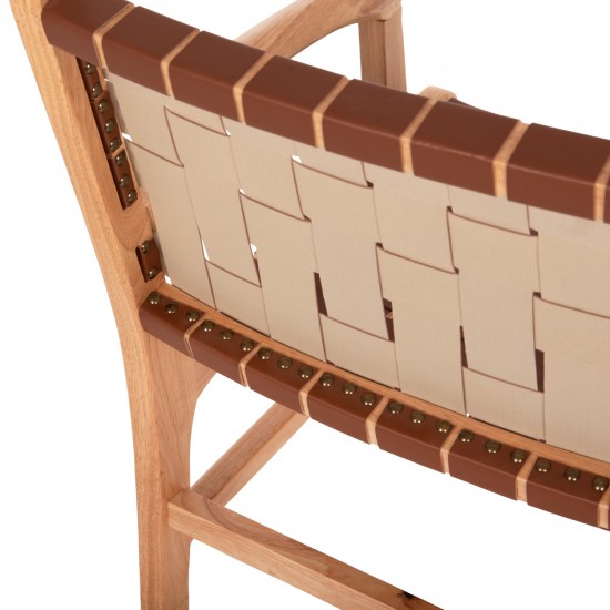 ΠΟΛΥΘΡΟΝΑ FELIPE ΤΟΟΝ ΞΥΛΟ ΜΕ PU ΚΑΦΕ 62x59x86Y εκ.