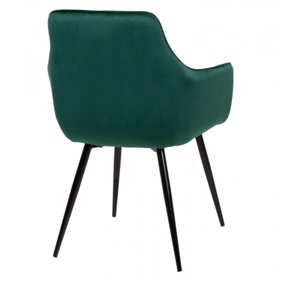 ΠΟΛΥΘΡΟΝΑ LATRELL ΚΥΠΑΡΙΣΣΙ ΒΕΛΟΥΔΟ & ΜΑΥΡΑ ΜΕΤΑΛΛΙΚΑ ΠΟΔΙΑ 55x57x84Yεκ.