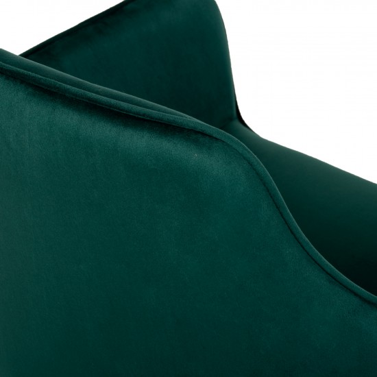 ΠΟΛΥΘΡΟΝΑ LATRELL ΚΥΠΑΡΙΣΣΙ ΒΕΛΟΥΔΟ & ΜΑΥΡΑ ΜΕΤΑΛΛΙΚΑ ΠΟΔΙΑ 55x57x84Yεκ.