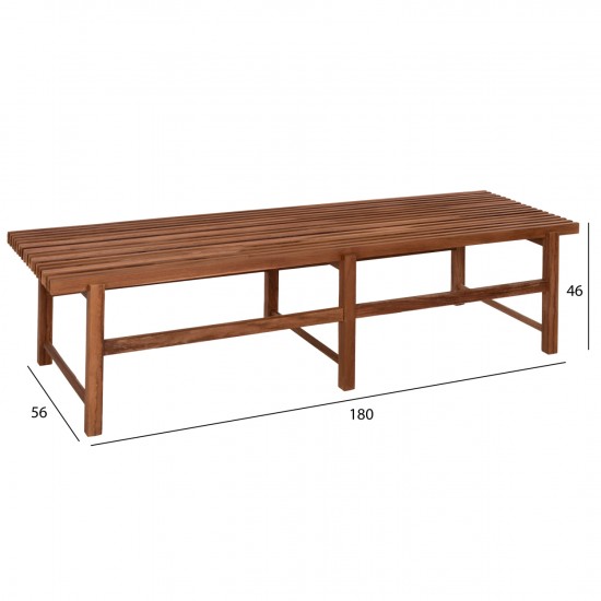 ΠΑΓΚΑΚΙ 3-ΘΕΣΙΟ ΞΥΛΟ ΤΕΑΚ ΣΕ ΦΥΣΙΚΟ ΧΡΩΜΑ 180x56x46Υεκ. ΠΑΓΚΑΚΙ 3-ΘΕΣΙΟ ΞΥΛΟ ΤΕΑΚ ΣΕ ΦΥΣΙΚΟ ΧΡΩΜΑ 180x56x46Υεκ.