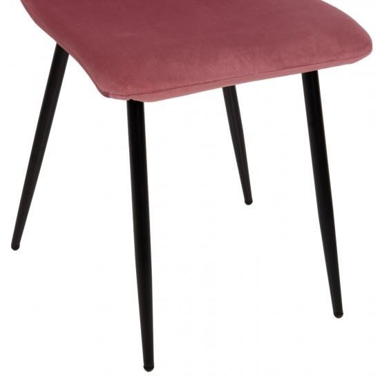 ΚΑΡΕΚΛΑ LATRELL ΒΕΛΟΥΔΟ ΣΑΠΙΟ ΜΗΛΟ ΜΕ ΜΑΥΡΑ ΜΕΤΑΛΛΙΚΑ ΠΟΔΙΑ 43x54x88Υεκ.