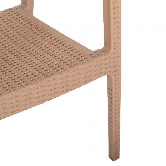 ΠΟΛΥΘΡΟΝΑ ΠΟΛΥΠΡΟΠΥΛΕΝΙΟΥ ΒΑΡΕΩΣ ΤΥΠΟΥ KAGANU ΚΑΠΟΥΤΣΙΝΟ 58x55x88Υ εκ.