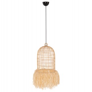 ΦΩΤΙΣΤΙΚΟ ΟΡΟΦΗΣ ΚΡΕΜΑΣΤΟ ΙΝΕΣ ΦΥΛΛΩΝ ΦΟΙΝΙΚΑ ΣΕ ΦΥΣΙΚΟ ΧΡΩΜΑ Φ40x184Υ εκ.