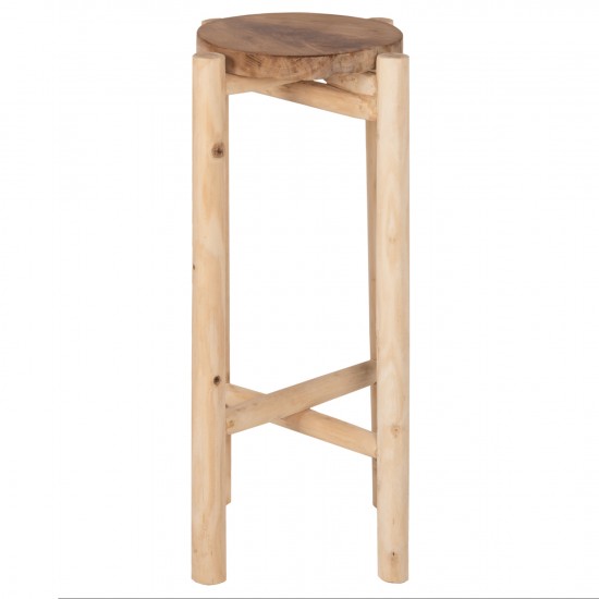 ΑΝΘΟΣΤΗΛΗ HOVER ΞΥΛΟ ΤΕΑΚ ΣΕ ΦΥΣΙΚΟ ΧΡΩΜΑ Φ30x75,5Υεκ.