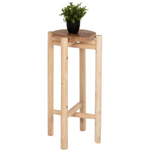 ΑΝΘΟΣΤΗΛΗ HOVER ΞΥΛΟ ΤΕΑΚ ΣΕ ΦΥΣΙΚΟ ΧΡΩΜΑ Φ30x75,5Υεκ.