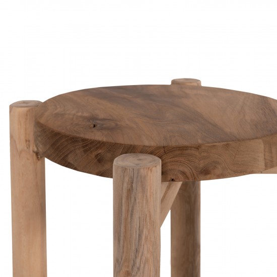 ΑΝΘΟΣΤΗΛΗ HOVER ΞΥΛΟ ΤΕΑΚ ΣΕ ΦΥΣΙΚΟ ΧΡΩΜΑ Φ30x75,5Υεκ.