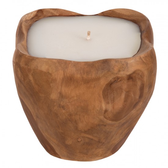 ΕΠΙΤΡΑΠΕΖΙΟ ΔΙΑΚΟΣΜΗΤΙΚΟ ΚΕΡΙ ΡΙΖΑ ΤΕΑΚ ΜΕ ΠΑΡΑΦΙΝΗ-ΦΥΣΙΚΟ ΛΕΥΚΟ 20x20x18Υεκ.