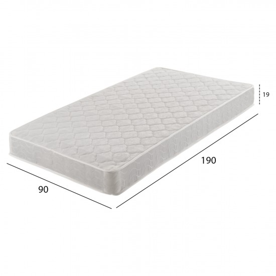 ΣΤΡΩΜΑ CONTINUOUS SPRING ΔΙΠΛΗΣ ΟΨΗΣ 90x190 εκ. ΣΤΡΩΜΑ CONTINUOUS SPRING ΔΙΠΛΗΣ ΟΨΗΣ 90x190 εκ.