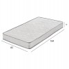 ΣΤΡΩΜΑ CONTINUOUS SPRING ΜΟΝΗΣ ΟΨΗΣ 85x184x16 εκ. ΣΤΡΩΜΑ CONTINUOUS SPRING ΜΟΝΗΣ ΟΨΗΣ 85x184x16 εκ.